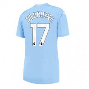 Manchester City Kevin De Bruyne #17 kläder Kvinnor 2023-24 Hemmatröja Kortärmad